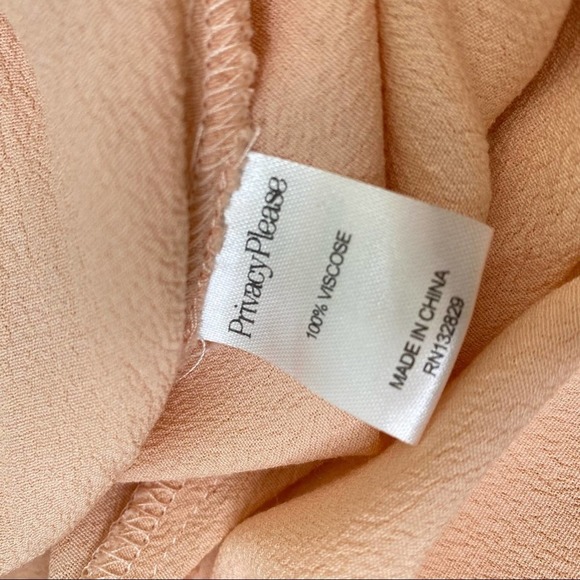 Privacy Please Ruffle V-Neck Mini Dress Pink - Picture 7 of 8